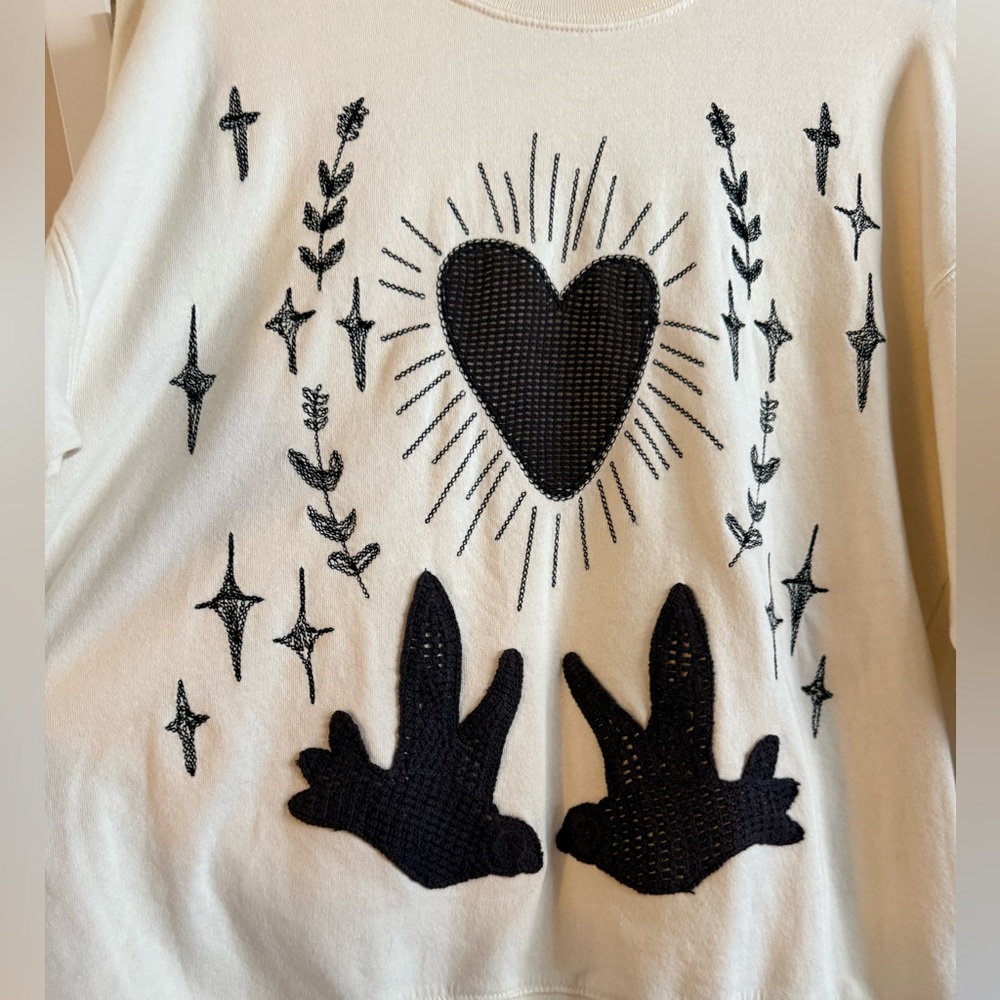 Free People x Tricia Fix My Heart Crewneck - Picture 3 of 8